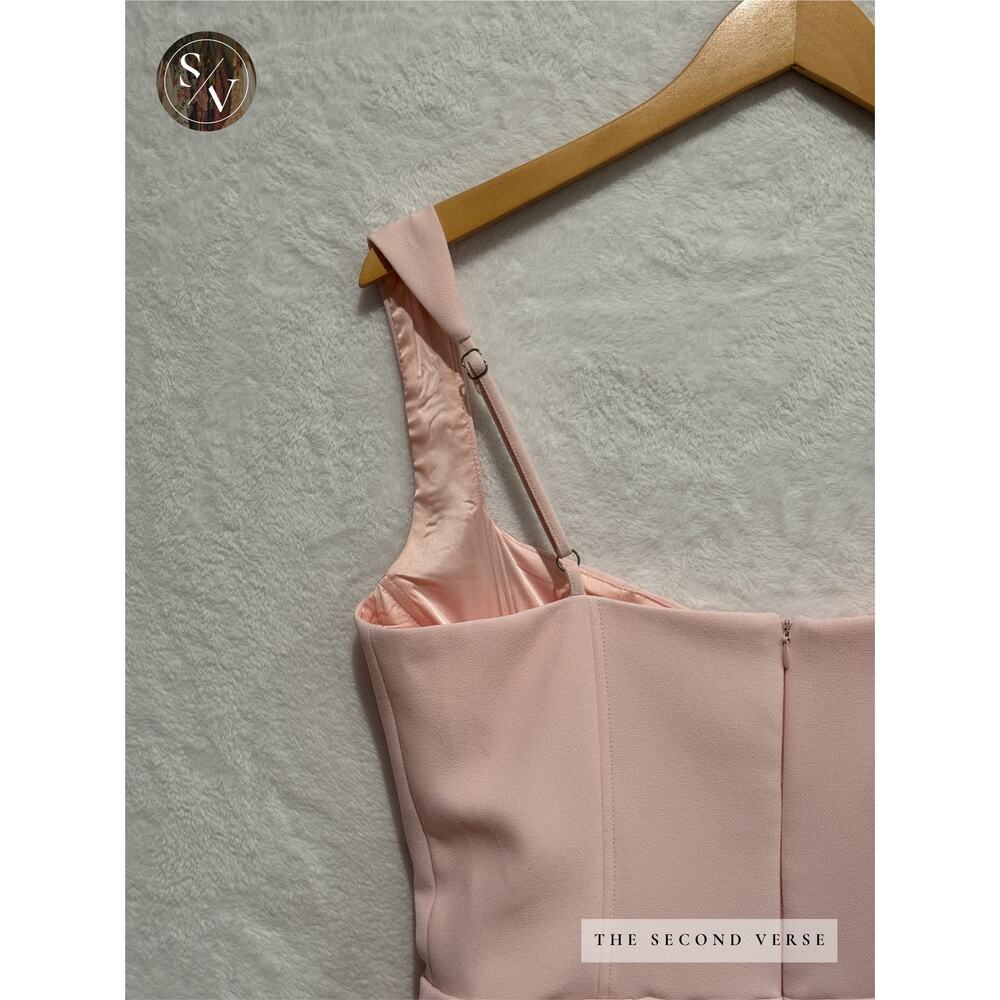 Baby Boo Pink Corset Bubble Mini Dress Fairycore Balletcore Size XL - Picture 6 of 13